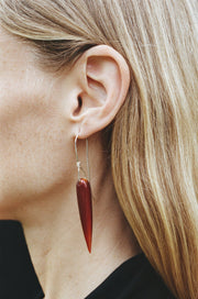 Spear Earrings in Carnelian - Sophie Buhai