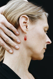 Droplet Earrings in Carnelian - Sophie Buhai