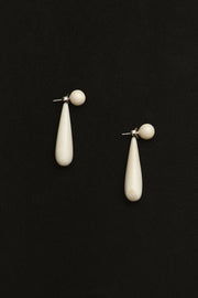 Small Angelika Earrings in Vegetable Ivory - Sophie Buhai