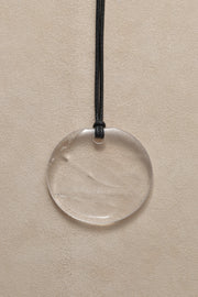 Medium Full Moon Pendant in Quartz - Sophie Buhai