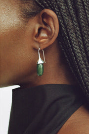 Dripping Stone Earrings in Jade - Sophie Buhai