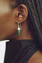 Sophie Buhai - Dripping Stone Earrings in Jade