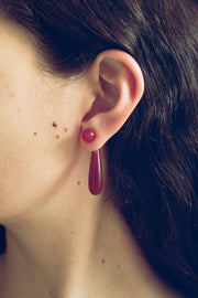 Small Angelika Earrings in Carnelian - Sophie Buhai