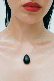 Everyday Egg Pendant in Onyx - Sophie Buhai