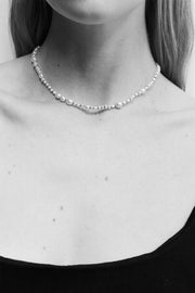 White Pearl Mermaid Necklace, 16in - Sophie Buhai