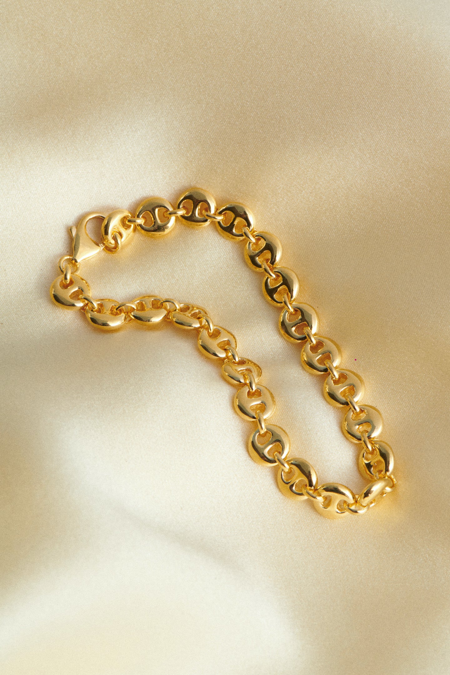 18k Gold Circle Link Bracelet | Sophie Buhai
