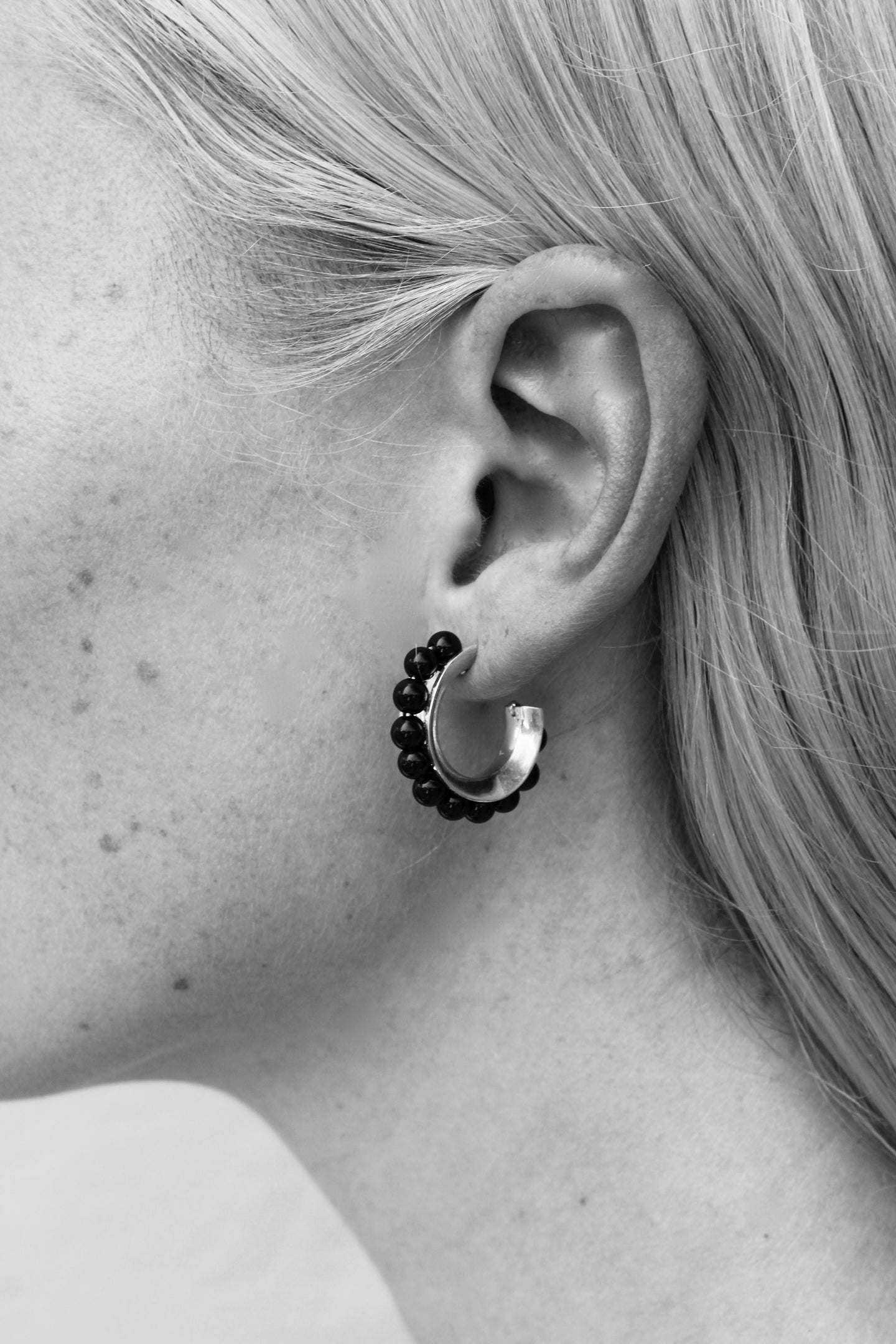 Onyx Hoops | Sophie Buhai