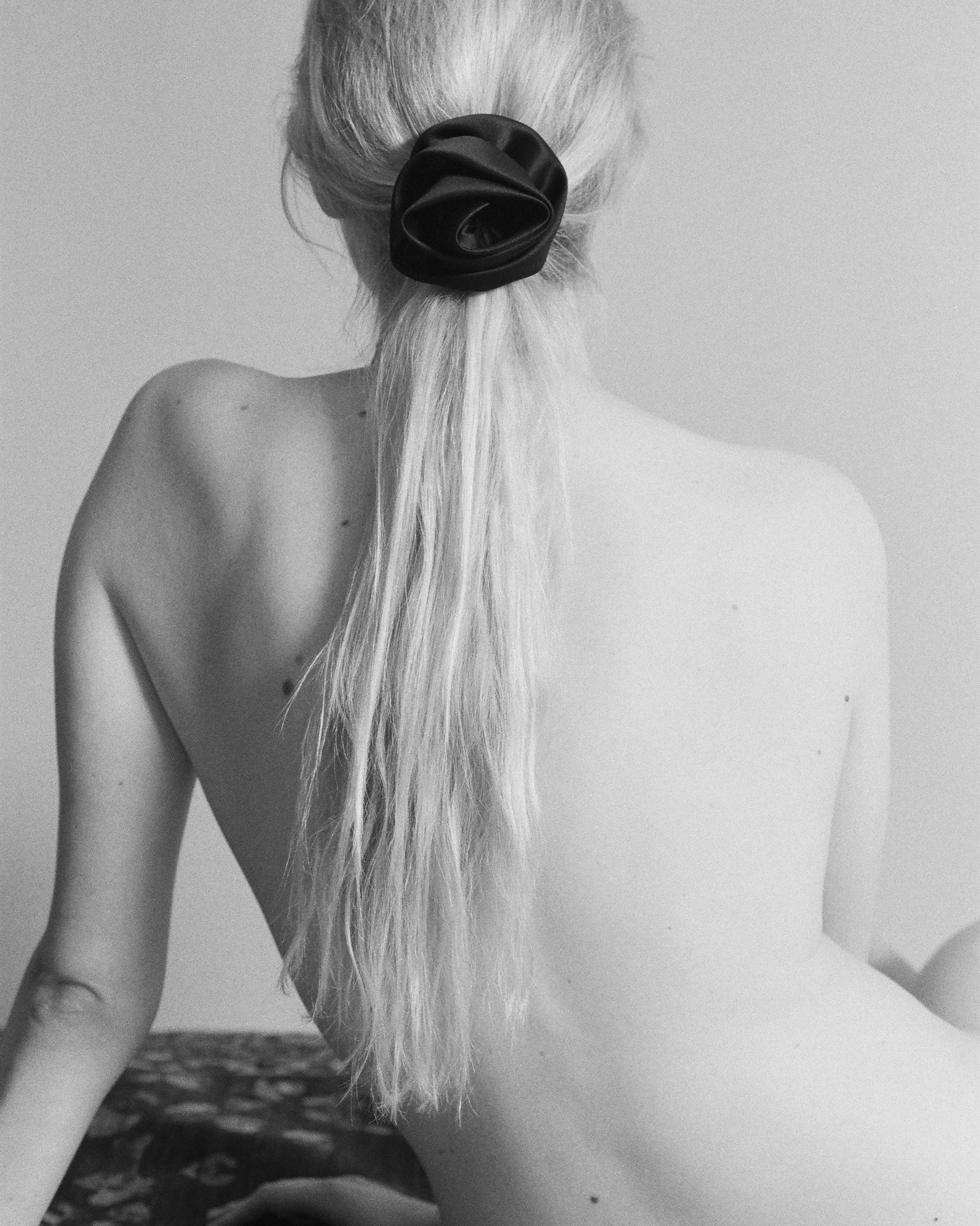 Satin Rose Hair Tie | Sophie Buhai